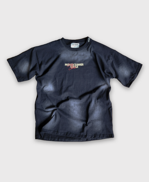 PASSION´S INNER CIRCLE T-SHIRT - WASHED BLACK